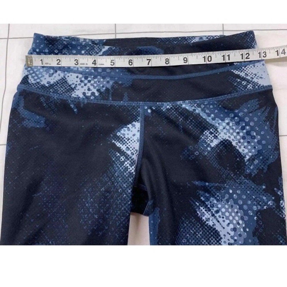 Athleta Electric Sonar Capri Leggings Womens XS Blue‎ Gym Active Athletic 152878 - Picture 3 of 12